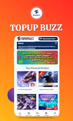 Topup Buzz android App screenshot 2